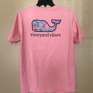 Pink Vinyard Vines T shirt.